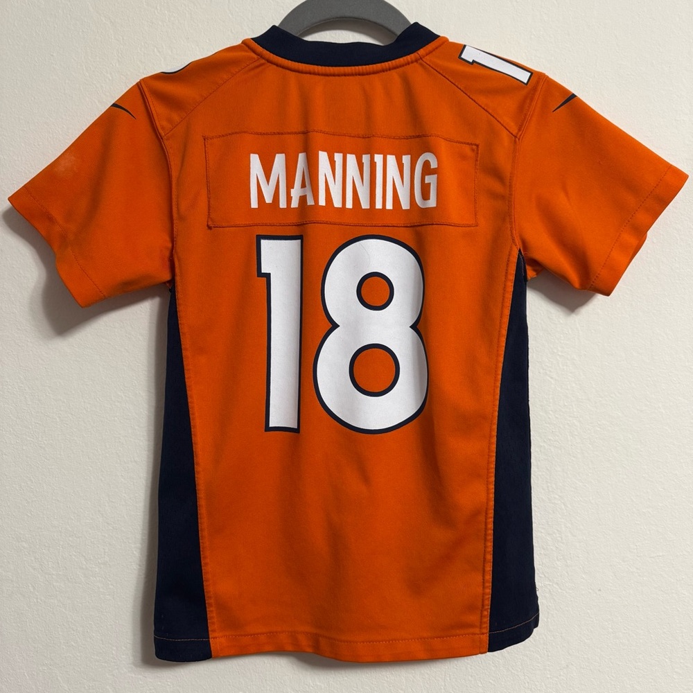 Nike On Field Denver Broncos Peyton Manning Youth Jersey Size Small - Picture 2 of 11
